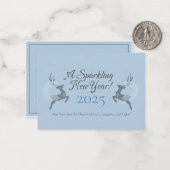 nieuwjaarskaarten 2025 notitiekaartje (Voorkant / Achterkant in situ)