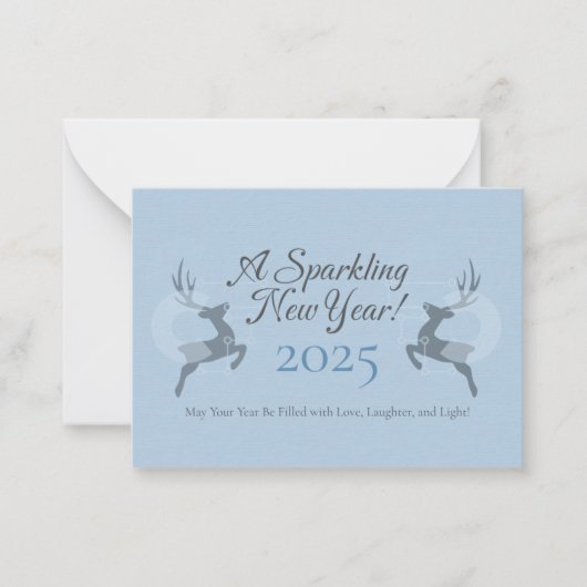 nieuwjaarskaarten 2025 notitiekaartje (Voorkant)