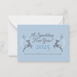 nieuwjaarskaarten 2025 notitiekaartje