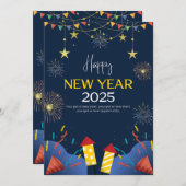 Nieuwjaarskaarten Feestdagenkaart (Voorkant / Achterkant)