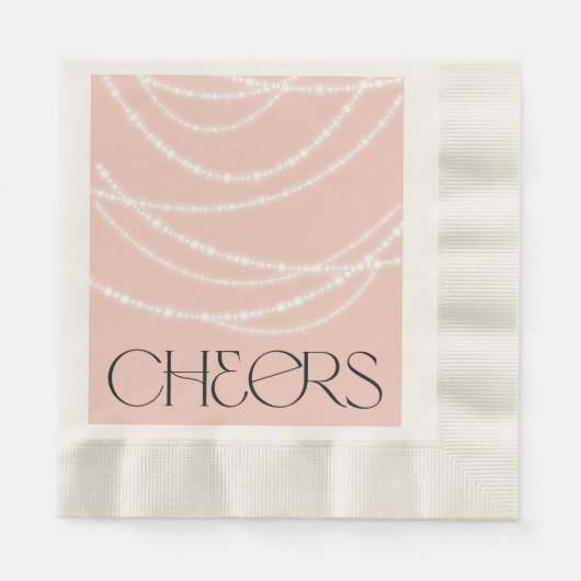 Nieuwjaarskaas met pieklampjes servetten (Voorkant)