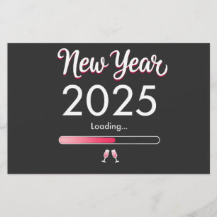 Nieuwjaarslading 2025 Gelukkig Nieuwjaar Kerstmis Briefpapier