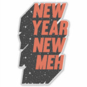 nieuwjaarsmaand sticker (Voorkant)