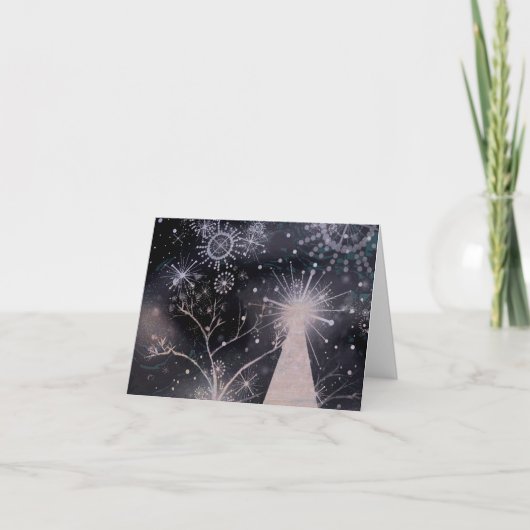 nieuwjaarsmagie kaart (Voorkant)