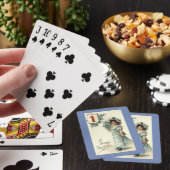 Nieuwjaarsmeisje Pokerkaarten (Insitu)