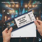 Nieuwjaarsmuziekconcert Aangepast Ticket Kaart