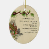  nieuwjaarsorganisatie keramisch ornament (Rechts)