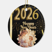 Nieuwjaarsornament Keramisch Ornament (Links)