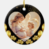 Nieuwjaarsornament Keramisch Ornament (Achterkant)
