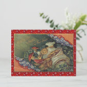  nieuwjaarspartij kaart (Staand voorkant)