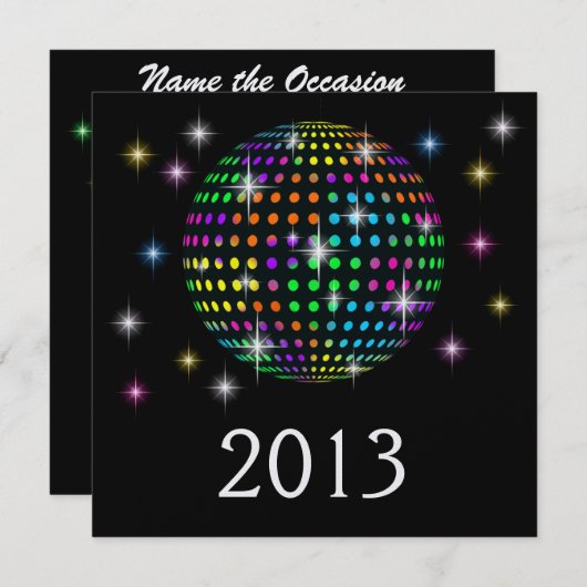 Nieuwjaarspartij - SRF Kaart (Voorkant / Achterkant)