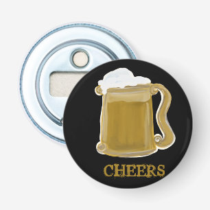 NIEUWJAARSPARTY BUTTON FLESOPENER