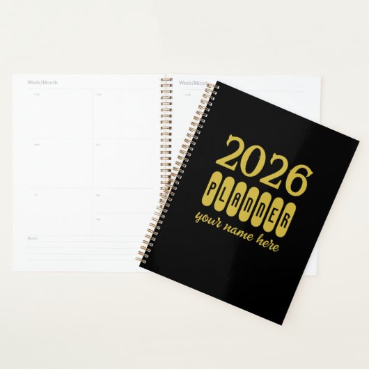 Nieuwjaarsplanner 2026 planner (Display)