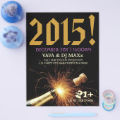 Nieuwjaarspublicatiebrochure voor evenementen flyer (Enkel)