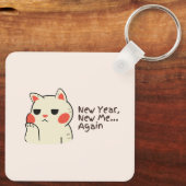 Nieuwjaarsquote Sleutelhanger (Achterkant)