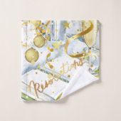 Nieuwjaarsresolutie Collectie Bad Handdoek (Wasdoekje)