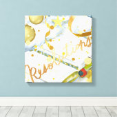 Nieuwjaarsresolutie Collectie Canvas Afdruk (Insitu (Houten vloer))