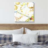 Nieuwjaarsresolutie Collectie Canvas Afdruk (Insitu (Slaapkamer))