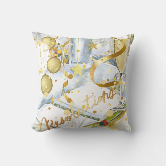 Nieuwjaarsresolutie Collectie Kussen (Voorkant)