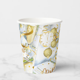 Nieuwjaarsresolutie Collectie Papieren Bekers