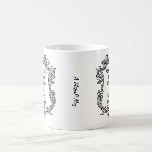 Nieuwjaarsresolutie - Een MisterP-Mok Koffiemok (Center)