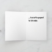 Nieuwjaarsresolutie orgelkaart feestdagen kaart (Binnen)