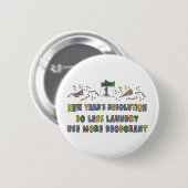 Nieuwjaarsresoluties Funny Gift Ronde Button 5,7 Cm (Voorkant /achterkant)