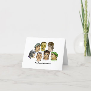Nieuwjaarsresoluties zijn Casual beloften Kaart