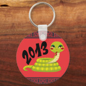 nieuwjaarsslang sleutelhanger (Voorkant)