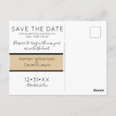 Nieuwjaarssprankelaar | Save the date | Ze zei ja Briefkaart (Achterkant)