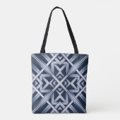 Nieuwjaarsstrepen van harmonie tote bag (Achterkant)