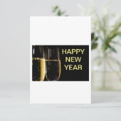 nieuwjaarsuitnodiging kaart (Staand voorkant)