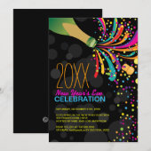  nieuwjaarsuitnodiging kaart (Voorkant / Achterkant)