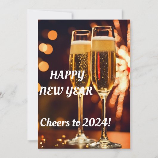 NIEUWJAARSUITNODIGING KAART (Voorkant)