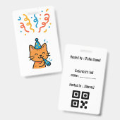 Nieuwjaarsuitnodigingsbadge Badge (Voor- en achterkant)