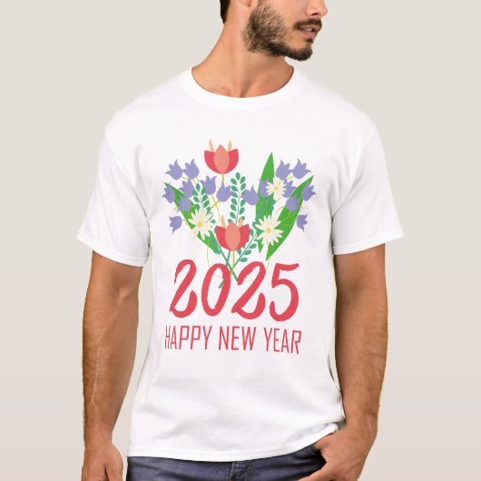Nieuwjaarsviering 2025 t-shirt (Voorkant)