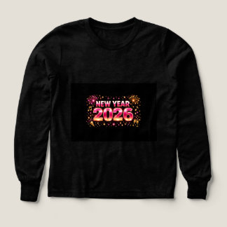 Nieuwjaarsviering 2026 T-shirt | Stijlvol feest