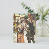  nieuwjaarsviering feestdagenkaart (Staand voorkant)