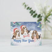 Nieuwjaarsviering Feestdagenkaart (Staand voorkant)