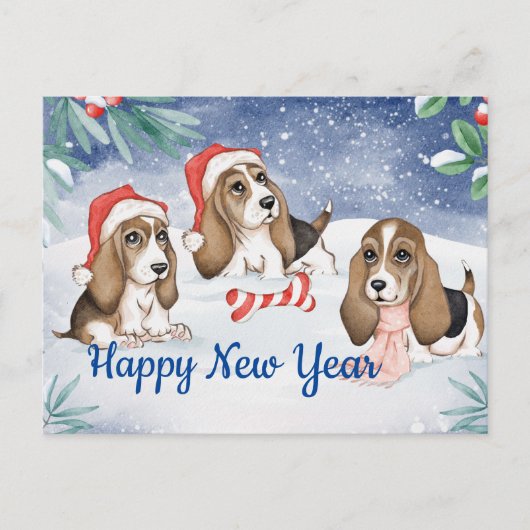 Nieuwjaarsviering Feestdagenkaart (Voorkant)