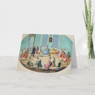 Nieuwjaarsviering in Wenen in 1782, 1783 Feestdagen Kaart