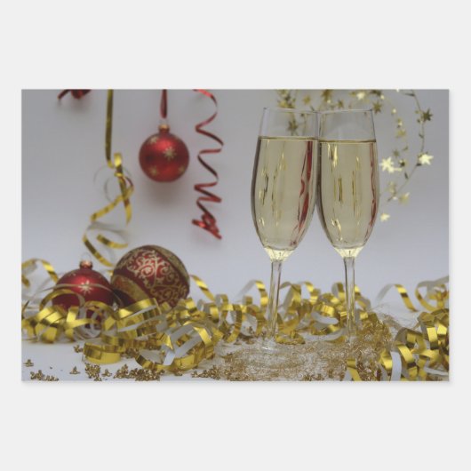 Nieuwjaarsviering Inpakpapier Vel (Voorkant)