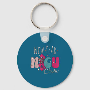 Nieuwjaarsviering Nicu-verpleegkundig team Uni-vol Sleutelhanger