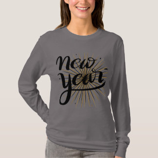 Nieuwjaarsviering T-shirt design