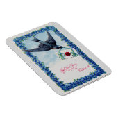  nieuwjaarsvogel magneet (Rechterzijde)