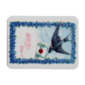  nieuwjaarsvogel magneet (Horizontaal)