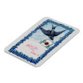  nieuwjaarsvogel magneet (Linkerzijde)