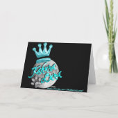 Nieuwjaarsvuurwerk in de ruimte feestdagen kaart (Achterkant)