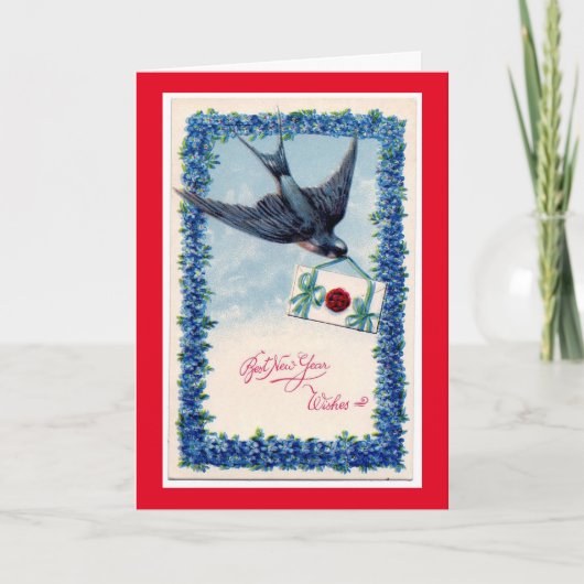 nieuwjaarswensen feestdagen kaart (Voorkant)