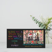 Nieuwjaarswensen Feestdagenkaart (Staand voorkant)